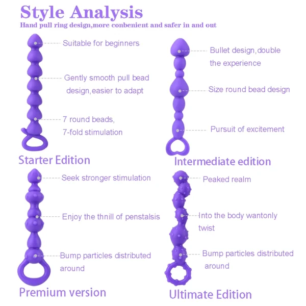 Vaginal Balls Prostate Massager Men Masturbation Dildos Erotic Anal Plug Silicone Anal Beads Adult Sex Toys for Women Gay - Image 3