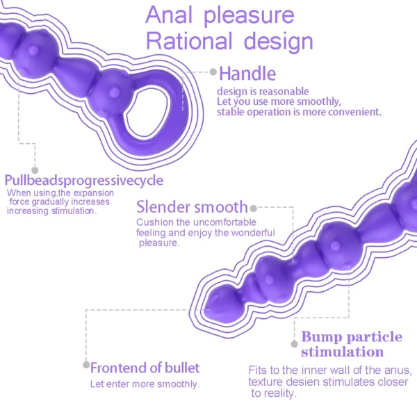 Vaginal Balls Prostate Massager Men Masturbation Dildos Erotic Anal Plug Silicone Anal Beads Adult Sex Toys for Women Gay - Image 5