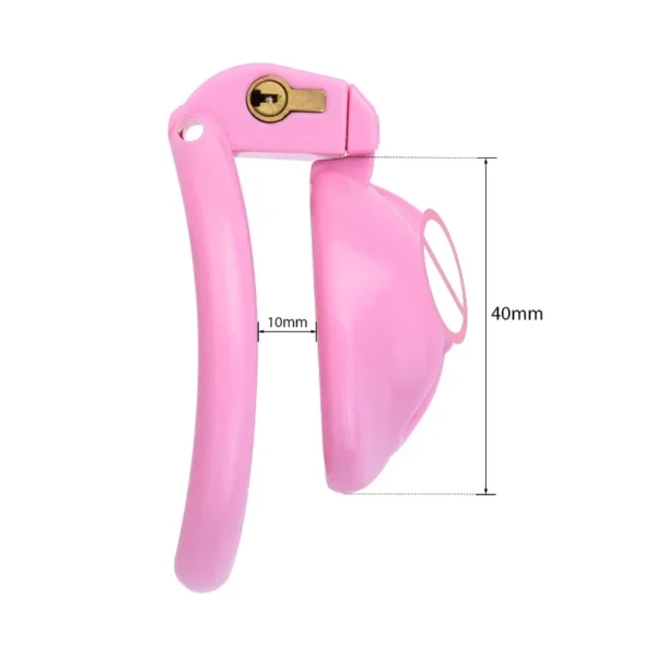 2025 New Male Resin Simulation Pussy Chastity Cage Bundle Anti Cheating Cock Cage With 4 Yards Penis Ring Adult Erotica Sex Toys - Image 4