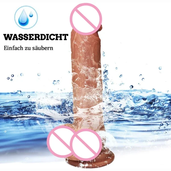 Realistic soft arge Dildo Sex Toy for Women Fake Dick Suction Cup Silicone Realistic Dildos Penis Female Masturbation Erotic - Image 3