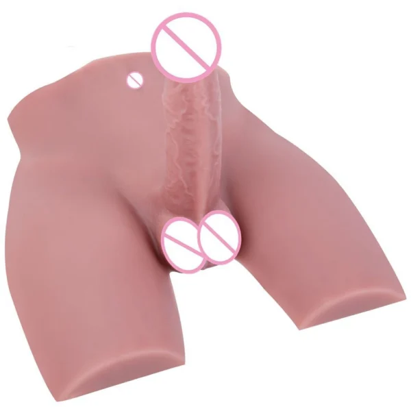 Big Dildo Butt Sex Doll Toys for Women Gay Lesbians Sexy XXL Penis Cock Realistic Anal Ass Packing Male Torso Masturbators - Image 5