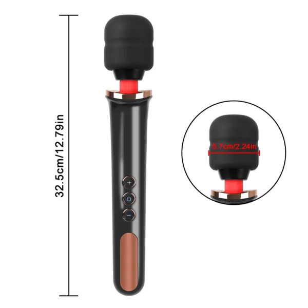 Sex Toys for Women Wand Body Massager 10 Mode Huge Size Lesbian Vagina Vibrator Magic Clit Stimulator Vibrator - Image 3