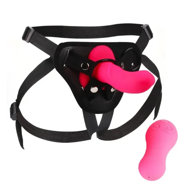 Sex Vibrator for Lesbian Didlo Strap on Harness Vibrating Panties for Woman Bondage Dildo Penis Sex Belt Adult Vibrator