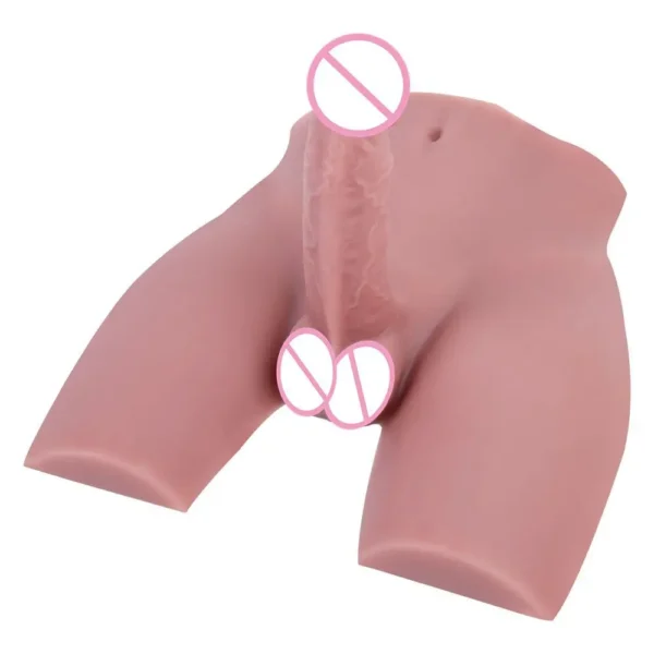 Big Dildo Butt Sex Doll Toys for Women Gay Lesbians Sexy XXL Penis Cock Realistic Anal Ass Packing Male Torso Masturbators - Image 3