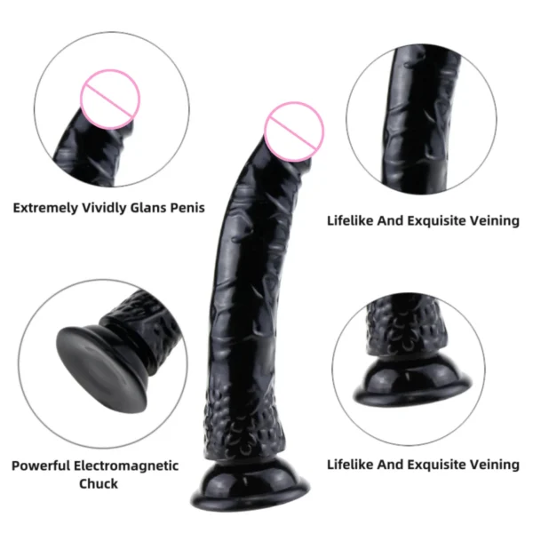 Colorful Simulated Dildos Transparent small penis simulation phallus Anal plug Adult suppliest female masturbator dildo sex toys - Image 4