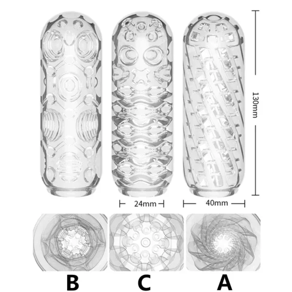 Silicone Transparent Vagina Pussy Masturbation Products Man Sex Toys Men Work Out Endurance Exercise Adult Sexual Products - Image 3
