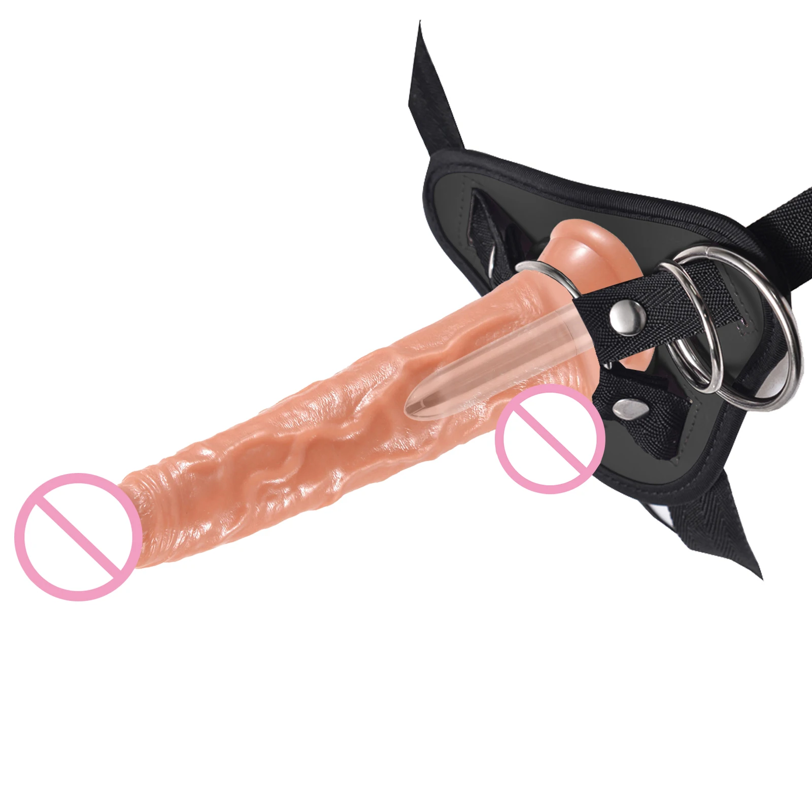 Women's Panties Strap-On Harness Vibrating G-Spot Dildo Vibrator Penis Dick Cock for Couples Adult Sex Products Sexy Toys Shop