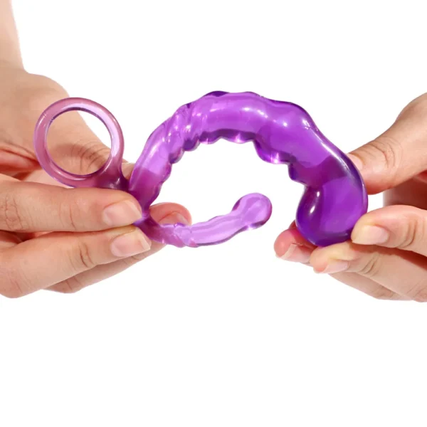 Pull Beaded Anal Plugs Simulation dildo alien lesbian masturbation fake penis manual Adult supplies SM sex toys - Image 4