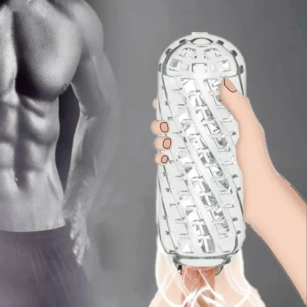 Silicone Transparent Vagina Pussy Masturbation Products Man Sex Toys Men Work Out Endurance Exercise Adult Sexual Products