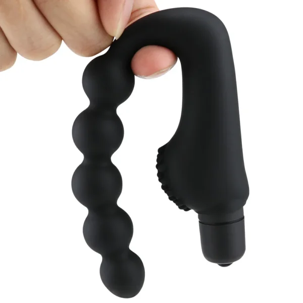 Granular prostate vibrator massager anal plug waterproof 10 speed stimulation buttocks anal silicone adult female male sex toy - Image 2