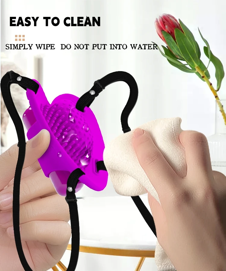 Pretty Love 10 Speed Butterfly Strap-on Dildos Wearable Panty Clitoris Vibrating Panties Vibrators For Women Sex toy for women - Image 3