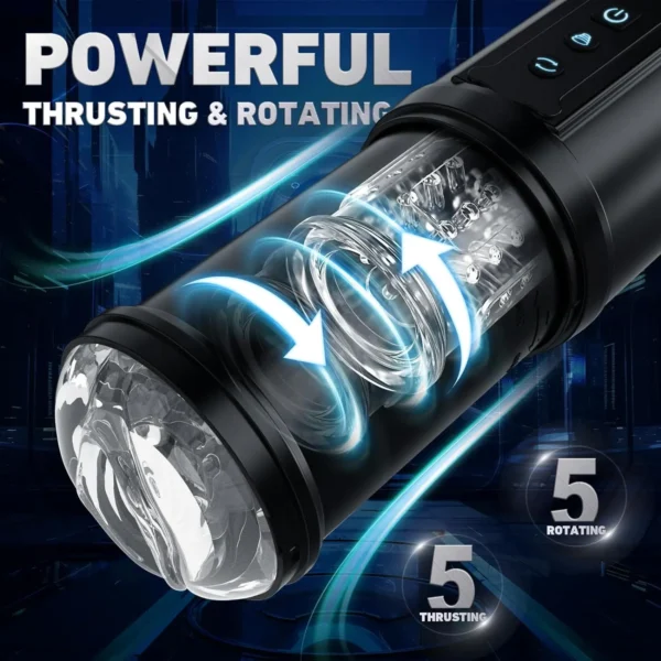Automatic Male Masturbator Machine Penis Pump 3D Realistic Pocket Pussy Male Stroker Blowjob Machine Adult Male Sex Toys for Men - Image 2