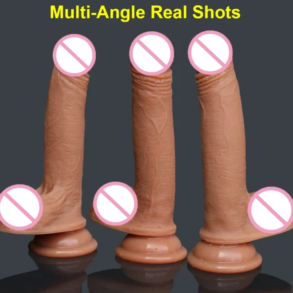 Realistic Cheap Anal Dildo Soft Penis Big Dick No Vibrator Vagina Sex Toys For Women Intimate Female Masturbators Strapon Cock - Image 4