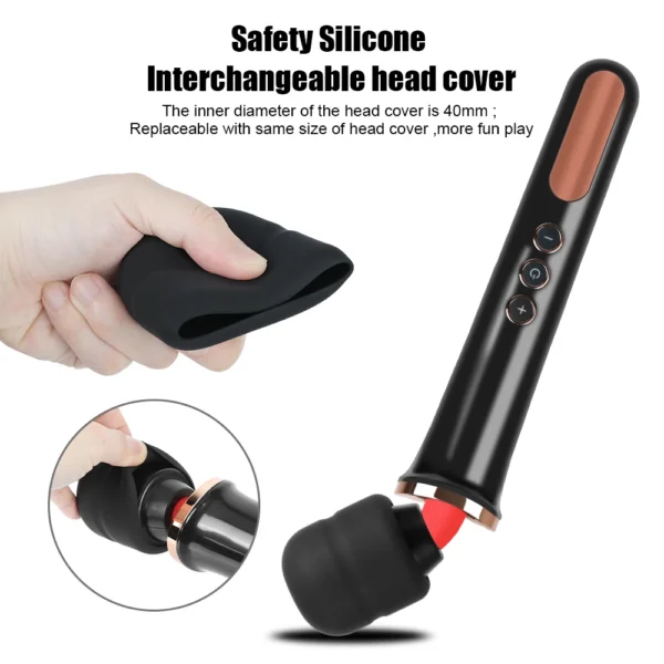 Sex Toys for Women Wand Body Massager 10 Mode Huge Size Lesbian Vagina Vibrator Magic Clit Stimulator Vibrator - Image 6