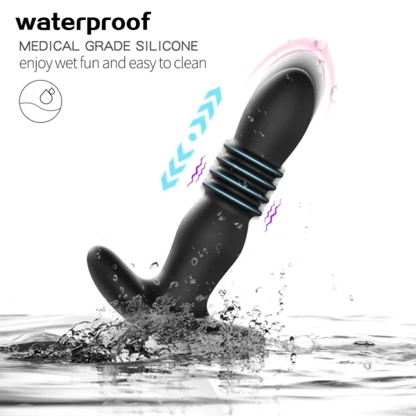 SHX SHOP Store Male Supplies Anal Sex Toy Couple Anal vibrator Gode Prostate Massagers Men Buttplugs Sexual Adults Butt Plug Gay - Image 4