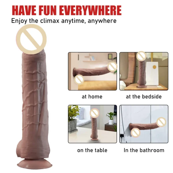 Oversized Dildo Simulation Male Penis Sex Toys 18 Adult Vagina Anal Sex Machine Realistic Masturbator for Women Orgasm Sextoys - Image 4