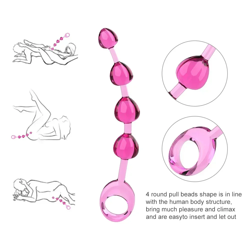 Super Long Silicone Butt Plug Anal Beads Ball Sex Toy For Beginners Man Women Couples Anus Masturbator Prostate Massager Erotic - Image 2