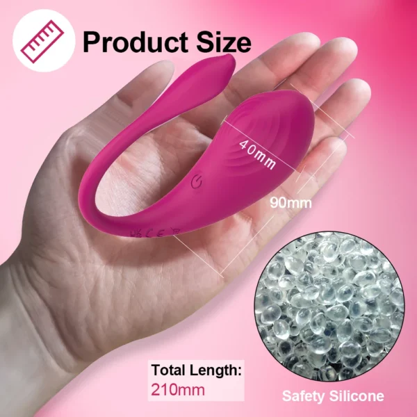 APP Bluetooth Control Vibrator Egg for Female Clitoris Stimulator Wearable G Spot Massager Vibrating Egg for Adult Women Sex Toy - Image 2