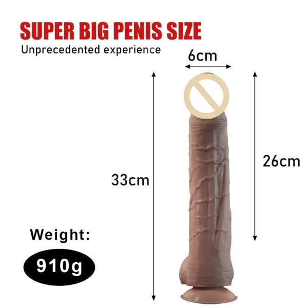 Oversized Dildo Simulation Male Penis Sex Toys 18 Adult Vagina Anal Sex Machine Realistic Masturbator for Women Orgasm Sextoys - Image 5
